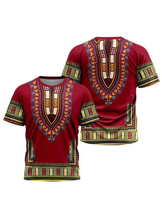 Lightweight Polyester Printed Tee – Casual Wear