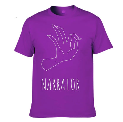 Men’s Gesture Print Short Sleeve T-Shirt – Casual Streetwear Graphic Tee