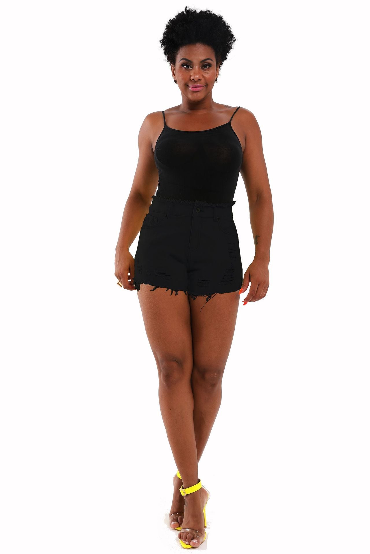 Women's Jeans With Tight Hips And Holes