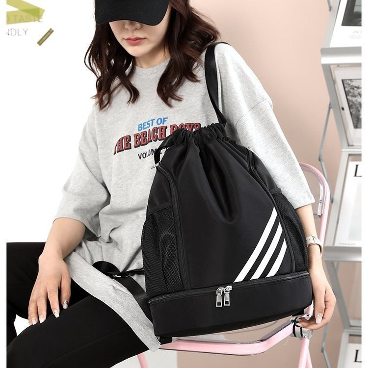 Outdoor Sports Backpack with Basketball Compartment