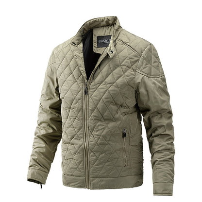 en’s Autumn & Winter Motorcycle Jacket – Lightweight Cotton Casual Jacket, Streetwear Biker Style
