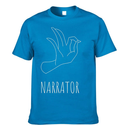 Men’s Gesture Print Short Sleeve T-Shirt – Casual Streetwear Graphic Tee