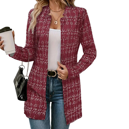 Women’s Slim Fit Blazer – European & American Style Fall/Winter Suit Jacket