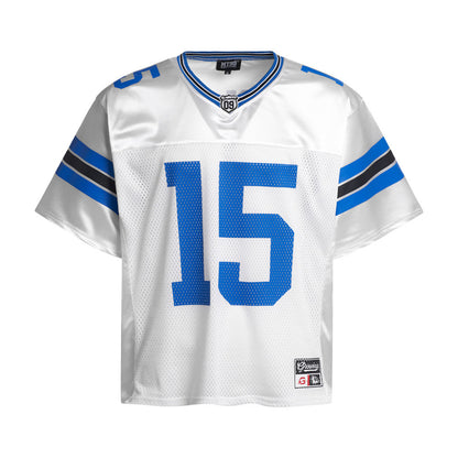 Mesh patchwork short sleeved T-shirt