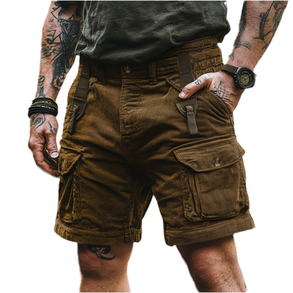 Summer Overalls Pants Men's Casual Pants Multi-pocket