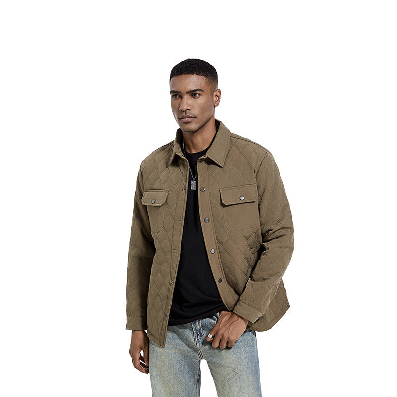 Men’s Business Casual Cotton Jacket – Stylish Lightweight Fashion Outerwear