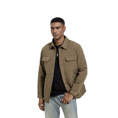 Men’s Business Casual Cotton Jacket – Stylish Lightweight Fashion Outerwear