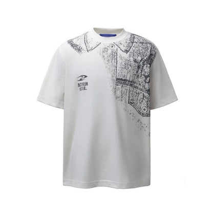 Trendy Printed Short Sleeve Fashion Shirt