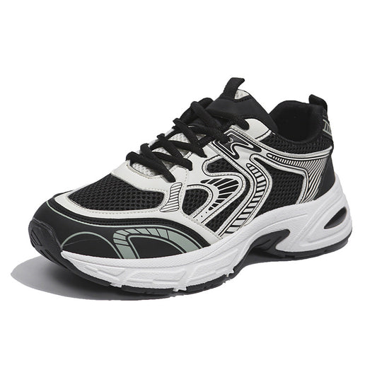 Casual Couple’s Chunky Sports Shoes, Unisex Retro Running Trainers