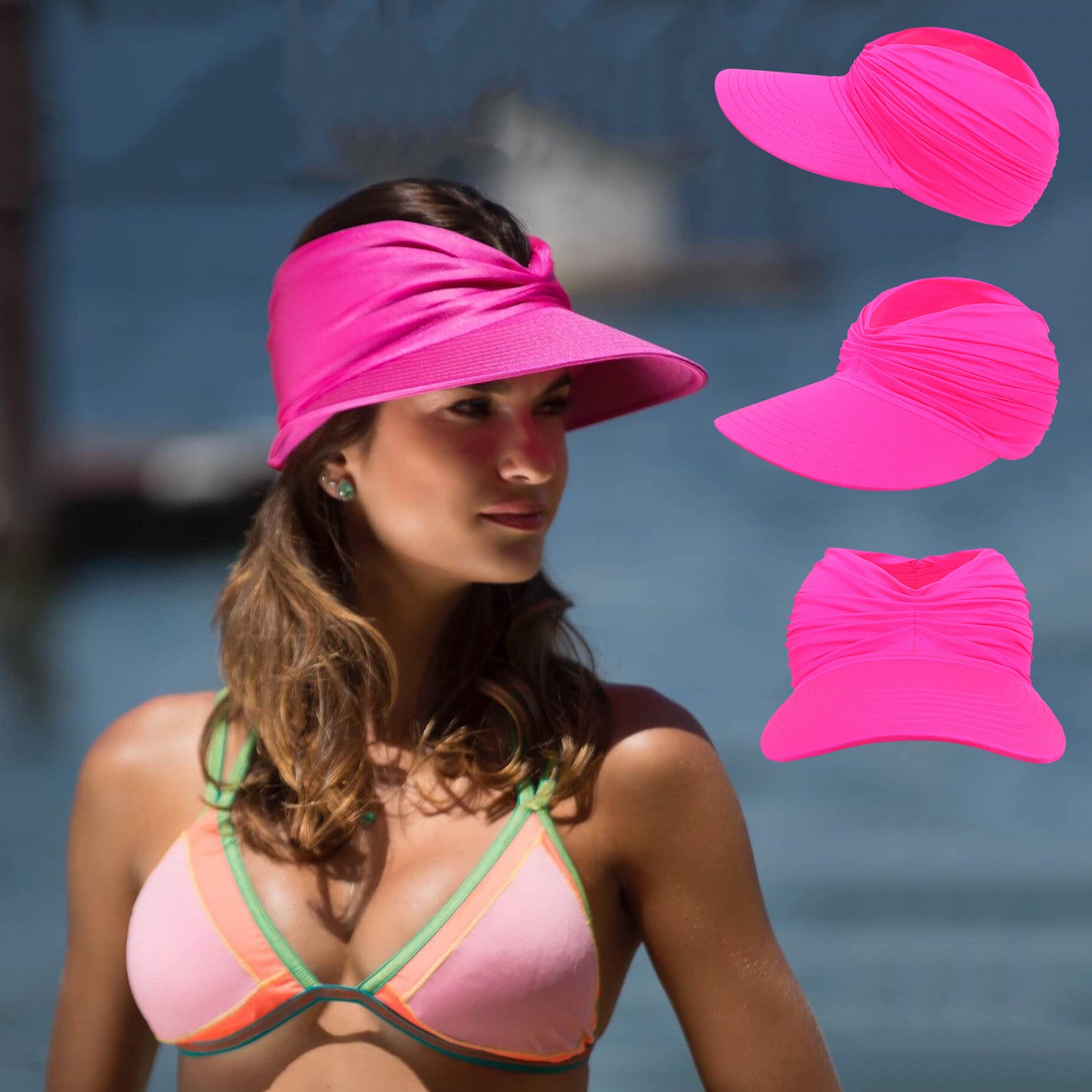 Women's New Empty Top Sunscreen Sports Beach Sun Hat