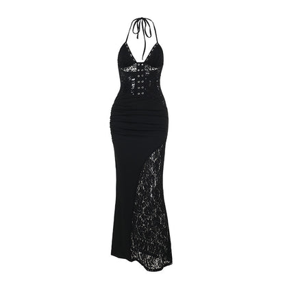 Sexy Figure-Hugging Lace Slip Dress for Women