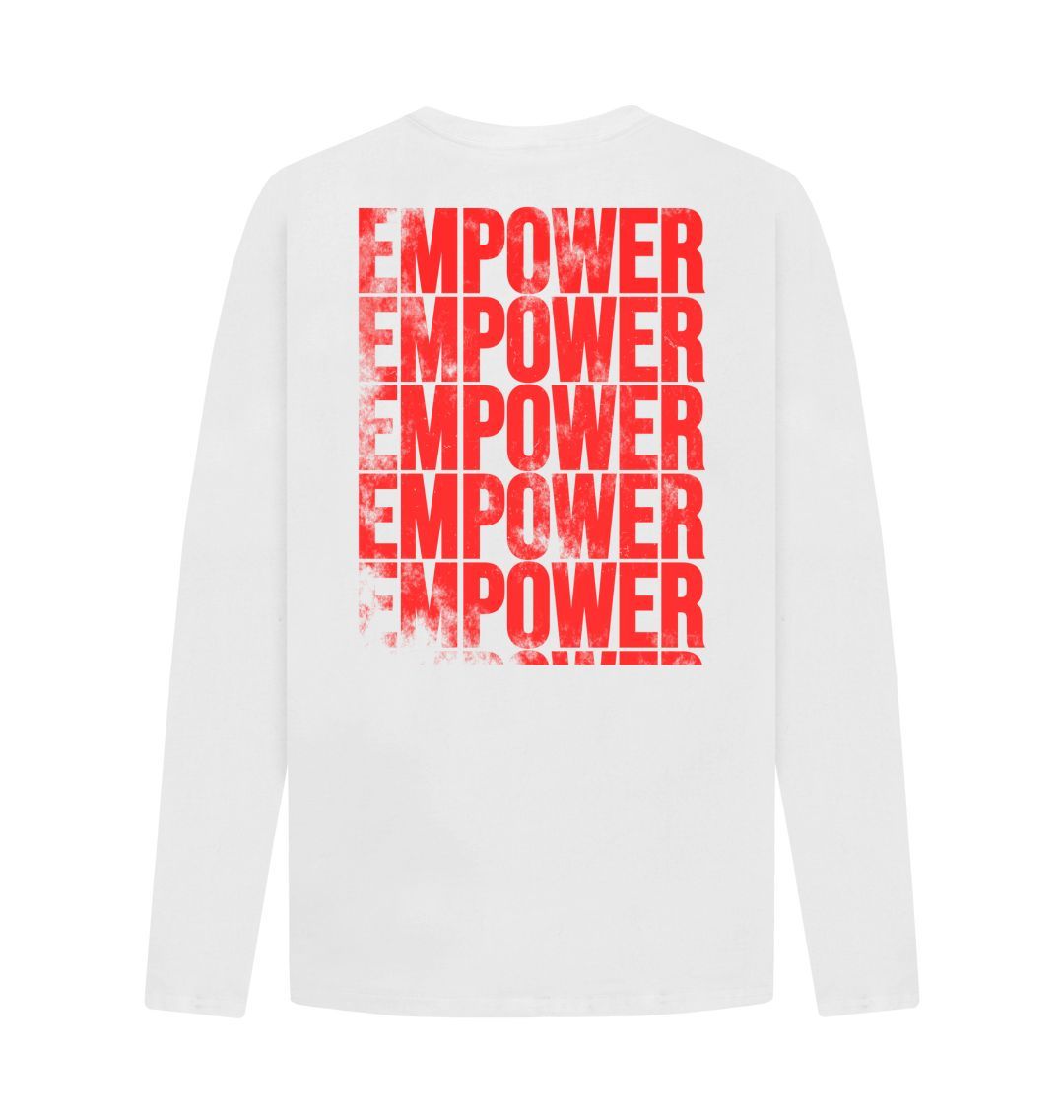 Men 'Empower' Hand cuff Print long Sleeve T-Shirt