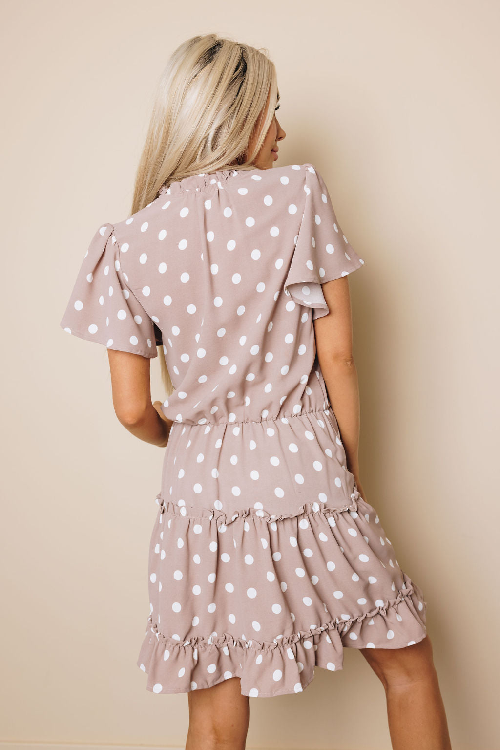 Nia Ruffled Tie Mini Dress-25