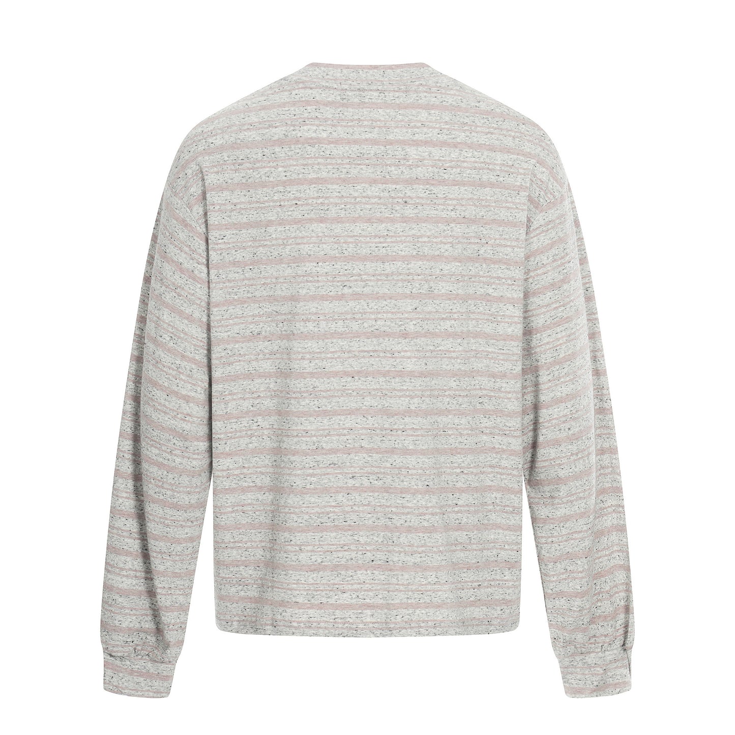 Casual Striped Long Sleeve T-Shirt with Letter Print