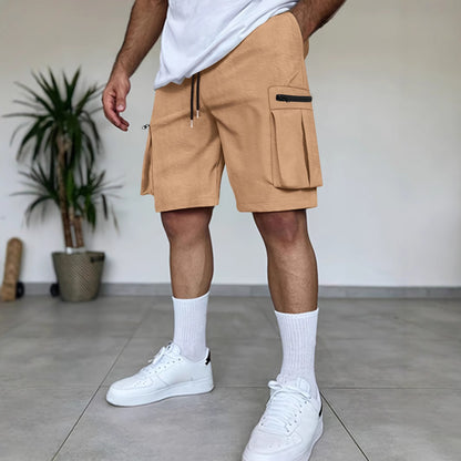 Outdoor Multi-Pocket Workwear Shorts
