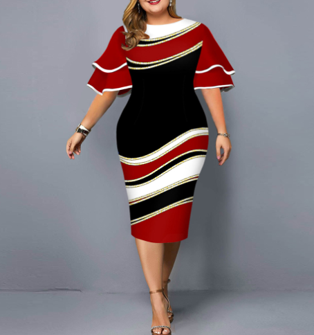 Elegant Dress Plus Size