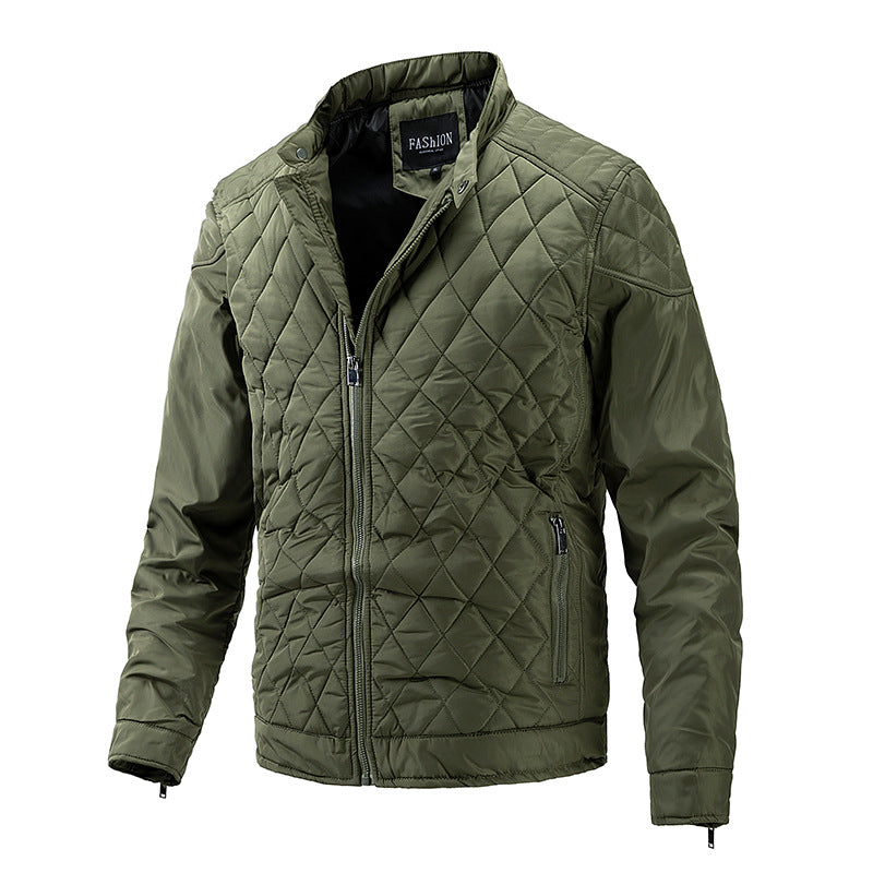 en’s Autumn & Winter Motorcycle Jacket – Lightweight Cotton Casual Jacket, Streetwear Biker Style