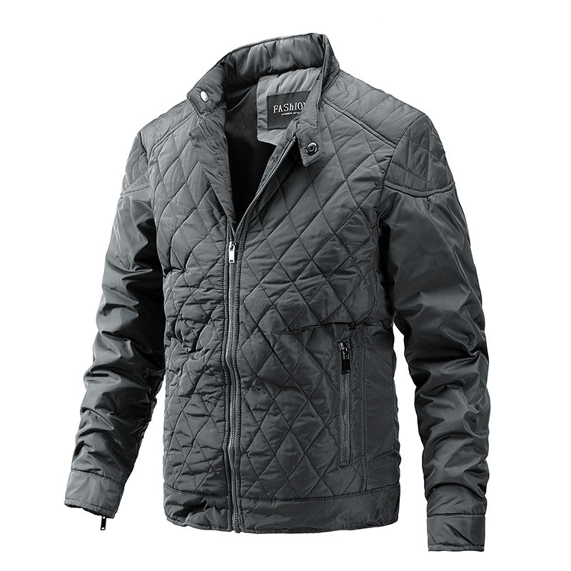 en’s Autumn & Winter Motorcycle Jacket – Lightweight Cotton Casual Jacket, Streetwear Biker Style