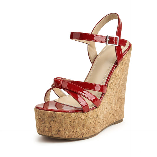 Women’s Chunky High Platform Wedge Heel Sandals