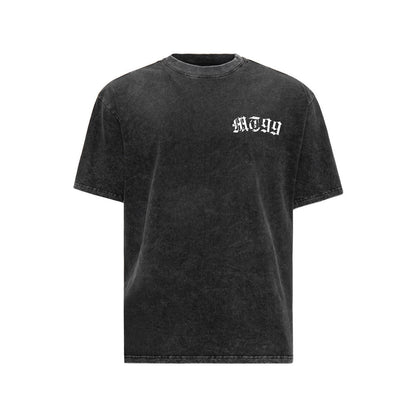 Streetwear Sanskrit Gothic Letter Print Tee