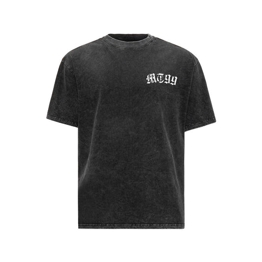 Streetwear Sanskrit Gothic Letter Print Tee