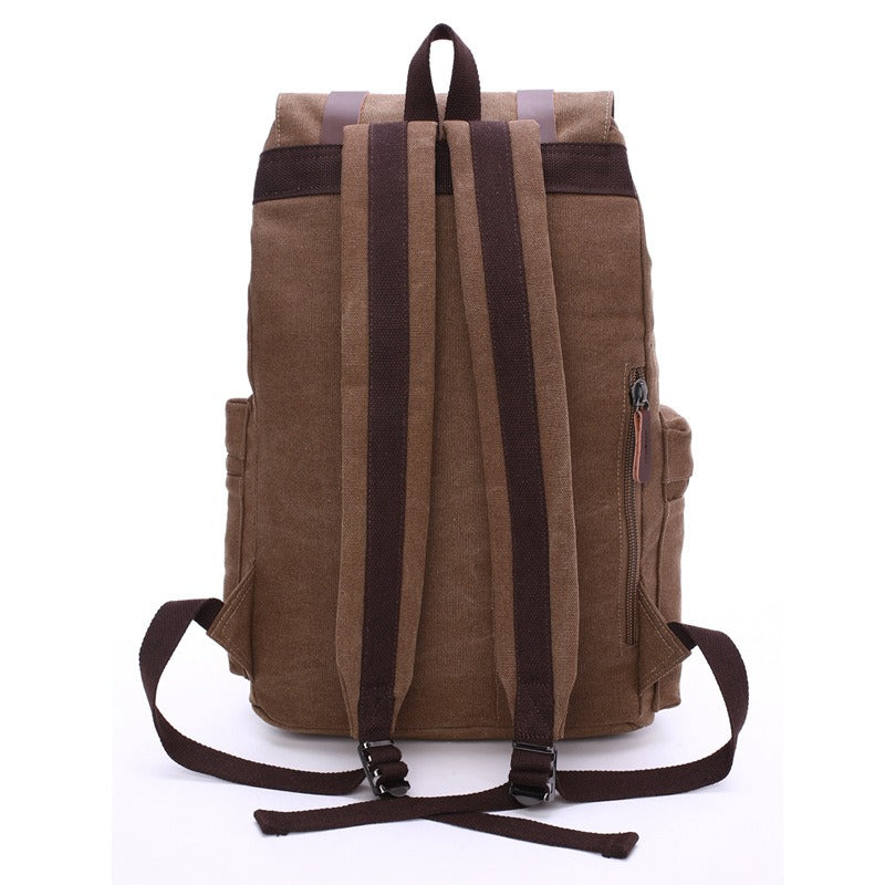 Durable Canvas Large Capacity Laptop & Travel Backpack