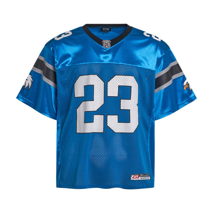 V-neck sports short sleeved shirt