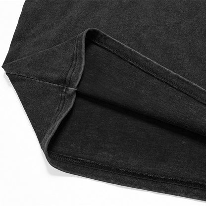 Streetwear Sanskrit Gothic Letter Print Tee