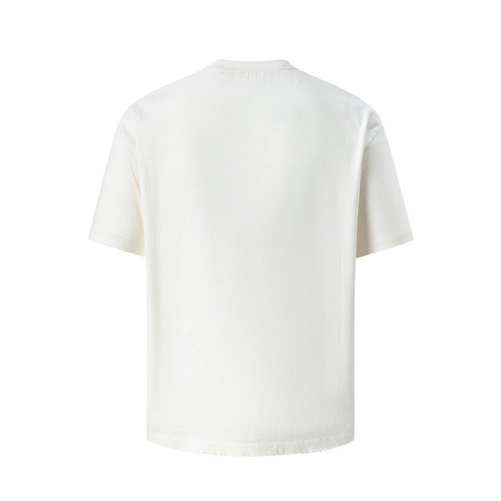 Cross printed short sleeved T-shirt