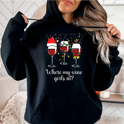 Christmas Graphic Hoodie for Women