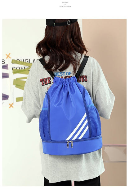Outdoor Sports Backpack with Basketball Compartment