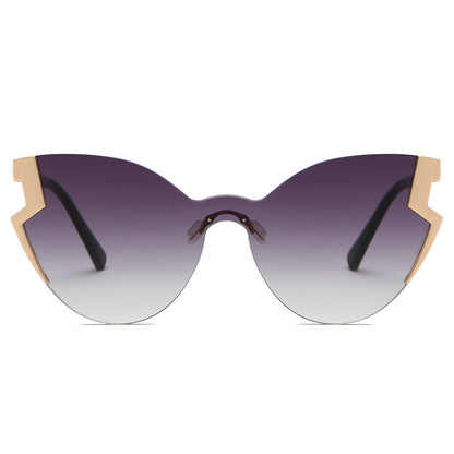 DECATUR | Women Fashion Oversize Cat Eye Sunglasses-10