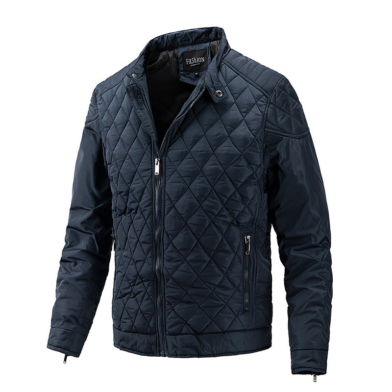 en’s Autumn & Winter Motorcycle Jacket – Lightweight Cotton Casual Jacket, Streetwear Biker Style