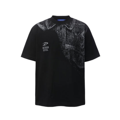 Trendy Printed Short Sleeve Fashion Shirt