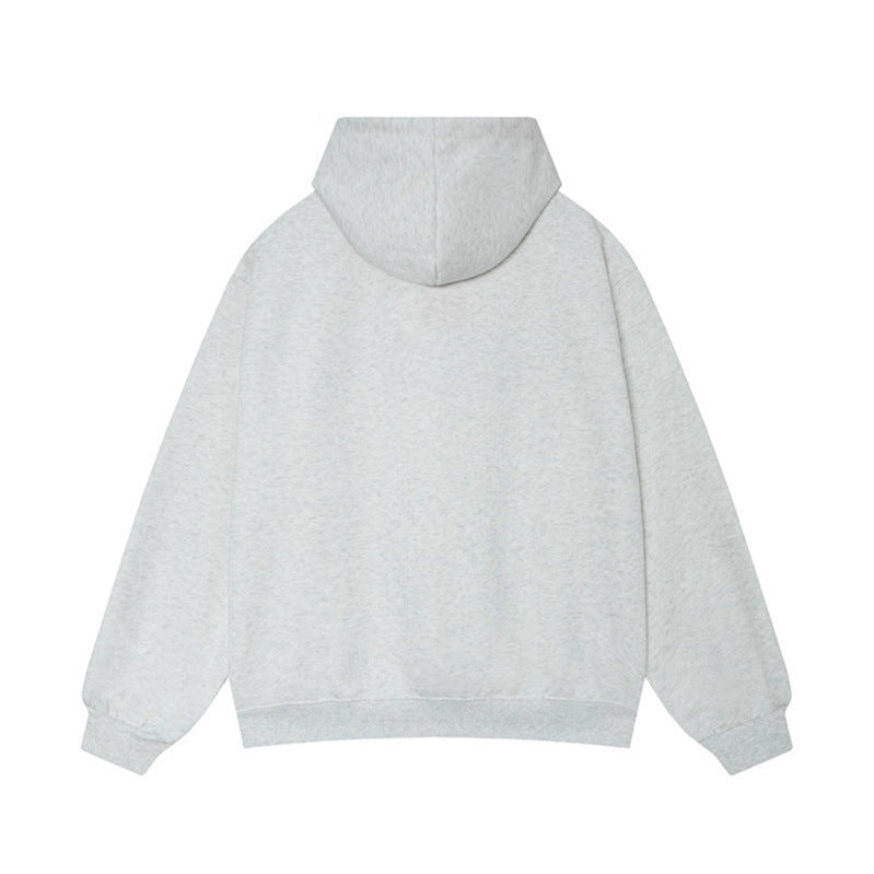 Street Style Color-Block Patch Hoodie Sweatshirt