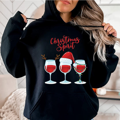 Christmas Graphic Hoodie for Women