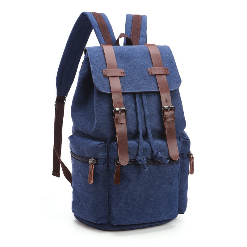 Durable Canvas Large Capacity Laptop & Travel Backpack