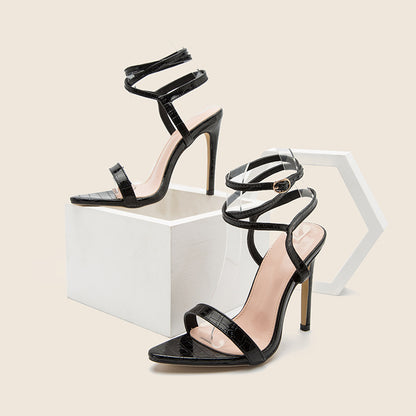 Sexy Lace-Up Stiletto Summer Sandals for Women