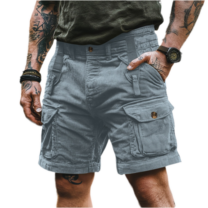 Summer Overalls Pants Men's Casual Pants Multi-pocket