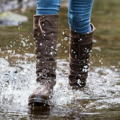 Dakota Waterproof Country Boots - Brown - Standard Calf or Wide Calf