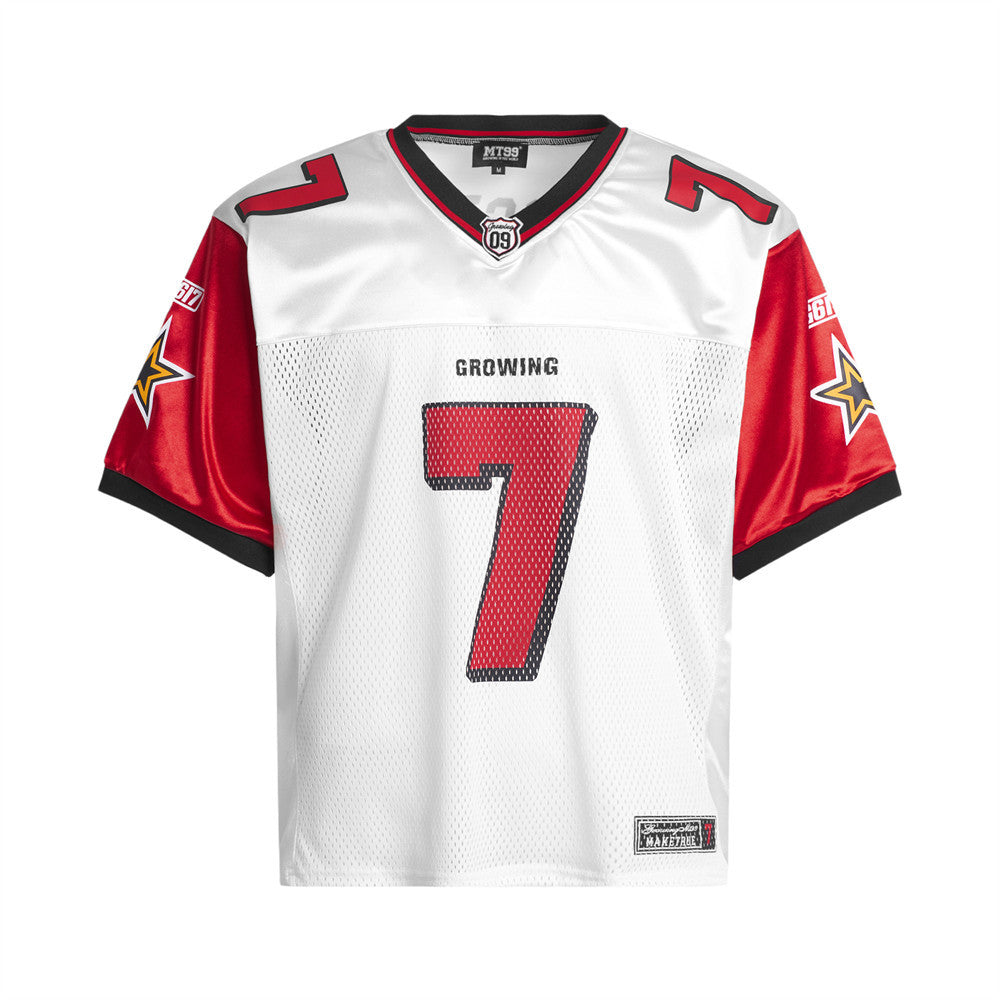 Men’s Mesh Patchwork Contrasting Short Sleeve T-Shirt