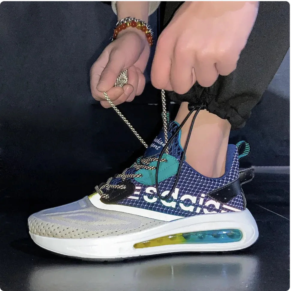 Men's AirLite Gradient Sneakers with 3D Weave