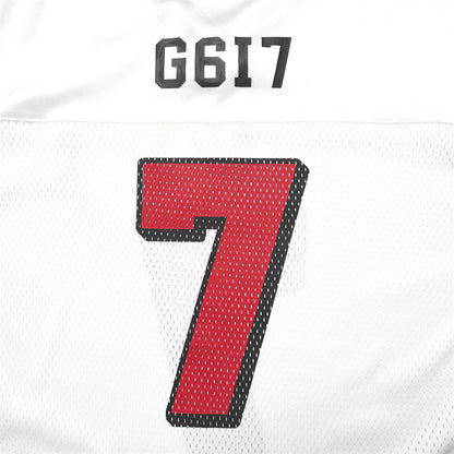 Men’s Mesh Patchwork Contrasting Short Sleeve T-Shirt