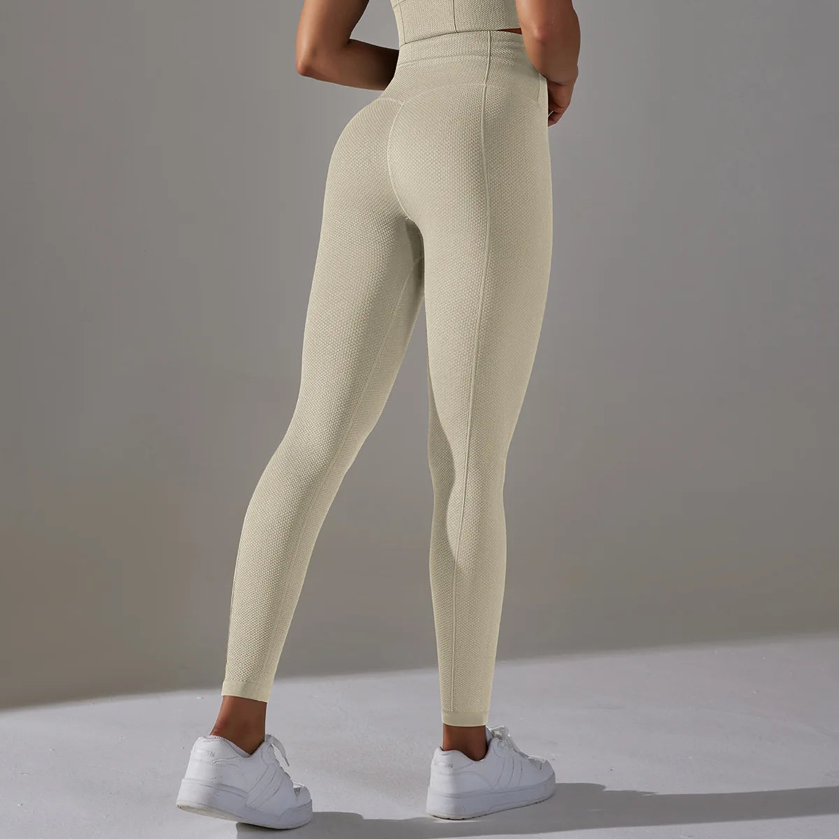 Seamless Workout Legging With Dot Tummy Control High Waist Yoga Leggings Women Non See Through Gym Fitness Pants-13