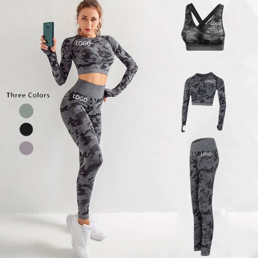 2021 Custom Printed Gym Fitness Compression Workout Sport Seamless Tights  Yoga Women Leggings Yoga Clothes-0