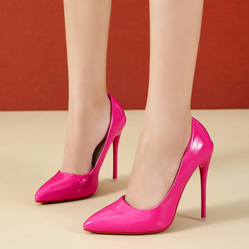 BUSY GIRL SH4129 Pumps Women Stiletto High Heels Shoes 2023 Fashion Various Colors Dress Shoes Ladies Sandals-3