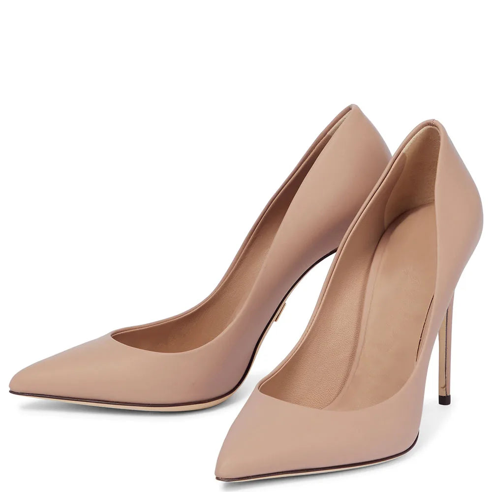 Heeled Pumps 10 CM Stiletto Pointed Toe Office Ladies Heels Women High Heel Dress Shoes-1