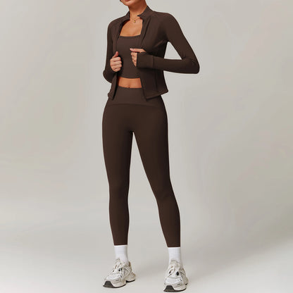 Factory Direct Sale Autumn Leggings Sets for Women Best Price Workout Sets Quick Dry Sportswear Athleisure Wear Sets Women-2