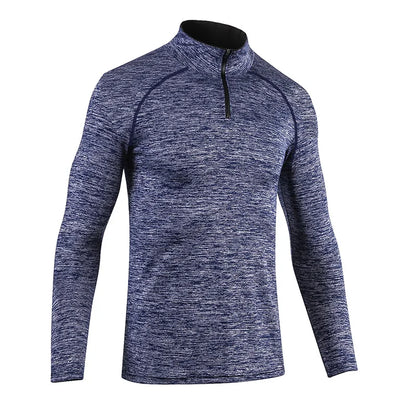 Custom Blank Slim Shirts Men Sport Long Sleeve T Shirt Quick Dry Outdoor Jogging T-shirt Gym Tops Wholesale Sportswear-7
