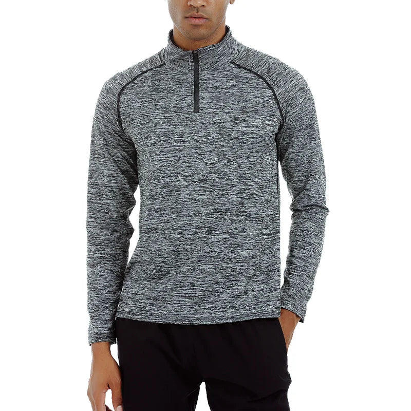 Custom Blank Slim Shirts Men Sport Long Sleeve T Shirt Quick Dry Outdoor Jogging T-shirt Gym Tops Wholesale Sportswear-5